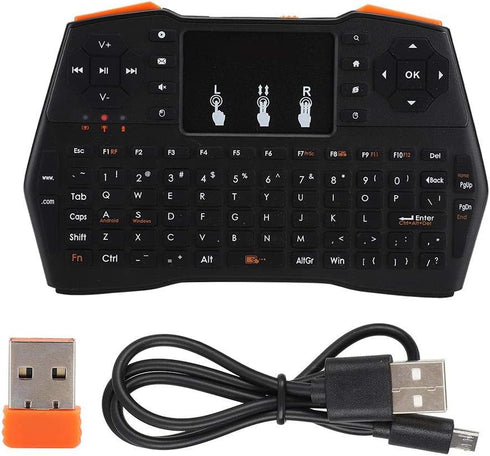 ASHATA Mini Wireless Keyboard for Viboton I8 Plus,2.4GHz Mini Wireless Keyboard Multi-Function Keyboard for Andriod TV Box/Google TV Box/XBOX360...