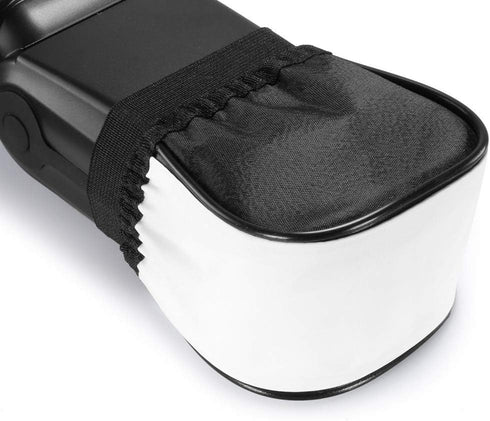 (2 Pcs) Fotasy Soft Universal Cloth Flash Bounce Diffuser Cap for Flashgun Speedlite, Universial Flash Diffuser, Compatible with Canon Nikon Sony ...