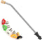 Pressure Washer Extension Wand 17.3" Spray Attachment Lance Wand Extension for Karcher K2 K3 K4 K5 K6 K7, 5 Spray Nozzles, 30° Curved Rods...