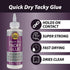 All-Purpose Tacky Glue – Premium Adhesive for Crafts, Jewelry, and Household Repairs – Quick Dry 4 Oz. (1 Bottle)...