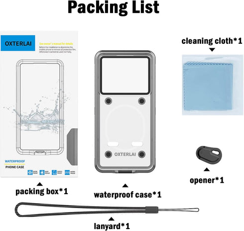 Waterproof Phone Case?Underwater Phone Case for iPhone 15 14 13 12 11 & for Samsung Galaxy S24 S23 S22 S21 & for Google/Motorola/Nokia [Universal ...