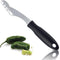 Jalapeno Corer Tool with Serrated Slice and Rubber Handle Easily Seed Remover or Slice off Vegetables tops for Efficient Cooking and Grilling...