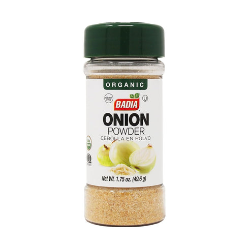Badia Organic Onion Powder 1.75 oz – Finely Ground Dehydrated Onion for Cooking, Seasoning & Marinades...