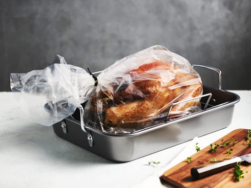 Turkey Oven Bags for Roasting – 10-Pack Heavy-Duty, Oven-Safe Cooking Bags (19" x 24.5") – BPA-Free, Heat-Resistant, Made in USA...
