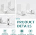 APLusee Polished Chrome Towel Hook 2 Pack, 304 Stainless Steel Robe Hook, Wall Mounted...