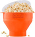 The Original Korcci Microwaveable Silicone Popcorn Popper, BPA Free Microwave Popcorn Popper, Collapsible Microwave Popcorn Maker Bowl, Use In Mic...