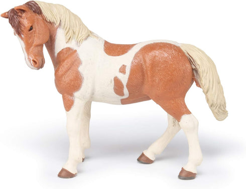 Papo - hand-painted - figurine - Horses,Foals and Ponies - Pinto Mare Figure-51094 - Collectible - for Children - Suitable for Boys and Girls - fr...