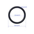 50 PCS Nitrile Rubber O Ring 26mm OD 22mm ID 2mm Width, Metric Buna-N NBR Sealing Gasket Plumbing, Gas, Automotive and Faucet Repair, Resist Oil a...