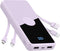 Portable Charger with Built in Cables,High Speed Power Bank 10000mAh Travel Battery Pack 5 Outputs 3 Inputs Portable Phone Charger Backup Battery ...