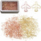100pcs Airplane Shape Paper Clips with Tin, Rose Gold and Yellow Gold, Funny Cute Paperclips Bookmarks Planner Clips for Fun Office Supplies Schoo...