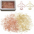 100pcs Airplane Shape Paper Clips with Tin, Rose Gold and Yellow Gold, Funny Cute Paperclips Bookmarks Planner Clips for Fun Office Supplies Schoo...