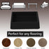2x2 Square Rubber Furniture Caster Cups, Anti-Sliding Furniture Pads Bed Stopper Floor Protectors with Grip - Protect Any Flooring...