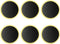 6Pcs Black Tyre Tube Patches No-Glue Tire Repairing Repair Tool Bike Bicycle Inner Tube Patches Bicycle Fix Tool Round Tire Repair Kits...