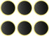 6Pcs Black Tyre Tube Patches No-Glue Tire Repairing Repair Tool Bike Bicycle Inner Tube Patches Bicycle Fix Tool Round Tire Repair Kits...