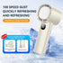 Portable Handheld Fan 5000mAh USB Rechargeable Mini Fan 10000RPM Speed(1-100) Adjustable Turbo Personal Fan with Digital Display Electric High Spe...