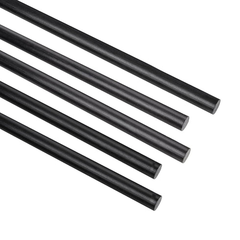 ARRIS 8.0MM Diameter Carbon Fiber Rod 200mm for RC Airplane DIY Craft 1mm 1.5mm 2mm 2.5mm 3mm 4mm 5mm 6mm 7mm 8mm 9mm 10mm Matte Pole 7.87inch 5PC...
