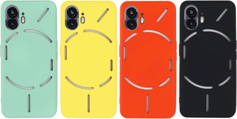 Case for Nothing Phone 2, Silicone Protective Phone Case for Nothing Phone 2 with Silicone Lanyard, Slim Thin Soft Shockproof Cover for Nothing Ph...