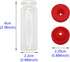 Window Hummingbird Feeder One Perch Home Decorations Copper Hummingbird Water Feeder with Glass Bottles Suction Cups 2Pcs...