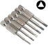Fixinus 6 Pieces Magnetic Triangle Screwdriver Bits Set, 1/4 inch Hexagonal Screwdriver Bits, 1.8 mm, 2.0 mm, 2.3 mm, 2.5 mm, 2.7 mm, 3.0 Triangle...