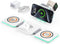 3 in 1 Wireless Charging Station for iPhone 15 Pro Max 14 13 12 Pro Max Mini,AirPods/Pro,iWatch Ultra/SE/9/8/7/6/5/4/3/2, Magnetic Foldable Charge...