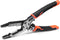 TOOLEAGUE 9-in-1 Wire Stripper Tool, Cable Cutters, C-RV Multifunctional Needle Nose Pliers for Electric Cable Stripping Cutting and Crimping...