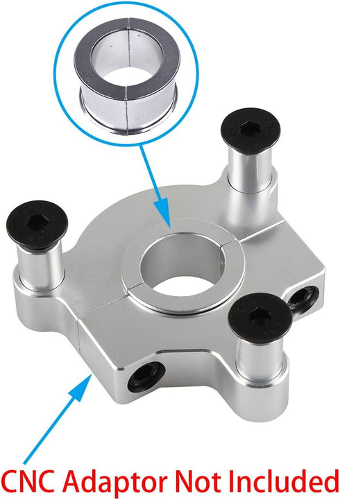 HGC 1.0" Compatible Pad For 1.5 Inch CNC Sprocket Adaptor For 1.5" Adaptor 1.5" Hub 60cc 66cc 80cc Motorized Bike (Silver)...