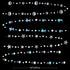 40 Ft Iridescent Mermaid Garland with Jellyfish Seashell Starfish Pearl Holographic Paper Streamer for Little Mermaid Rainbow Theme Birthday Bache...
