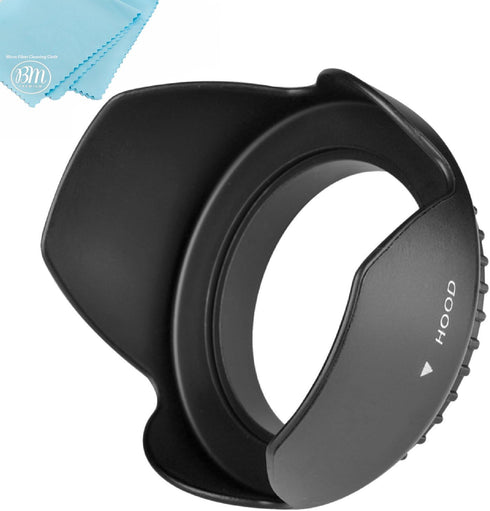 40.5mm Tulip Flower Lens Hood for Sony ZV-E10, Alpha A5000, A5100, A6000, A6300, A6400, A6500, NEX-5TL, NEX-6 Digital Camera That has Sony 16-50mm...
