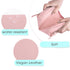 Narwey Small Vegan Leather Makeup Bag for Purse Travel Makeup Pouch Mini Cosmetic Bag for Women (Small, Pink)...