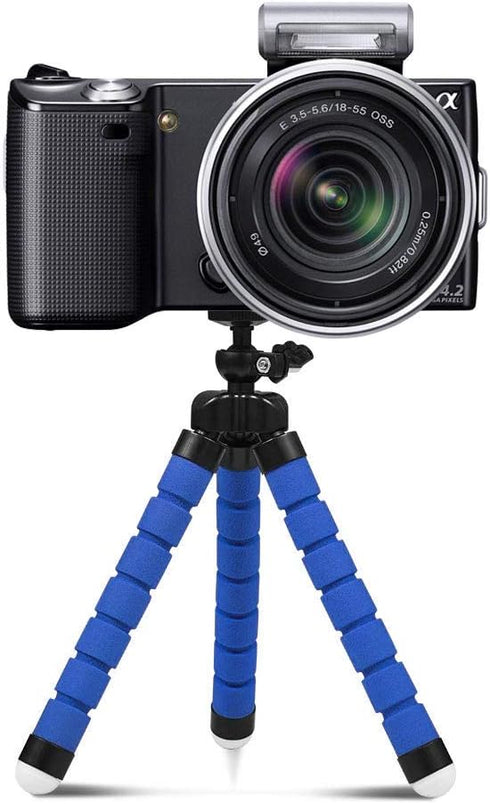 Flexible Tripod Mini Universal Octopus Leg Style Portable and Adjustable Tripod Stand with Clip Bracket Mount Holder for Mobile Phone, Cellphone, ...
