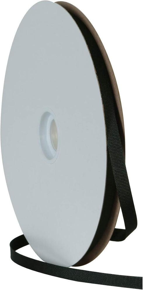 Offray Grosgrain 3/8" 100 yd Black Ribbon, 3/8 Inch x 100 Yard...