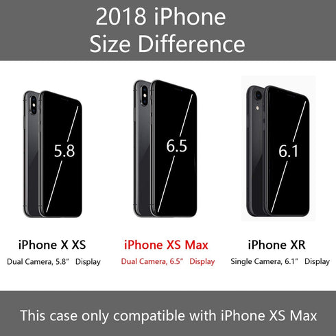 Vofolen Case for iPhone Xs Max Case Wallet Card Holder Sliding Cover Credit Card Slot ID Pocket Dual Layer Protective Hard Shell Hybrid TPU Bumper...