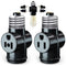 2 Pack, Light Socket to Plug Adapter, Convert E26 Light Socket to 3-Prong Outlet Adapter and Light Bulb Socket (Black)...