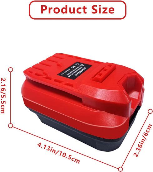 V20 Adapter Use for Craftsman 20V Cordless Tools,for Dewalt 20V 60V and for Milwaukee 18V M18 Li-on Battery Convert to Craftsman V20 Battery,Power...