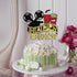 Film Cake Toppe Happy Birthday Sign Cake Topper for Film Projector Movie Night Camera Popcorn Theater Theme Bday Party Celerbrating Supplies (film...