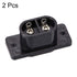 uxcell C8 Panel Mount Plug Adapter AC250V 2.5A 2 Pins IEC Inlet Module Plug Power Connector Straight, 2 Pack...