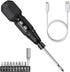 AMIR Electric Screwdriver Cordless, Rechargeable Power Screwdrivers Set, Portable Automatic Home Repair Tool Kit with LED Lights and USB Cable...