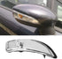 Qiilu Car Door Wing Mirror Indicator Lens, Door Wing Mirror Indicator Lens Clear Fits for Ford Fiesta MK7/MK7.5 2009-2017(Right Side)...