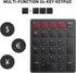havit Bluetooth Number Pad Wireless Numeric Keypad Numpad 26 Keys Portable Mini Financial Accounting Rechargeable Numeric Pad for Laptop Desktop, ...