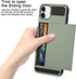 Vofolen Case for iPhone 11 Case Wallet Card Holder ID Slot Sliding Door Hidden Pocket Anti-Scratch Dual Layer Hybrid TPU Bumper Armor Protective H...