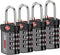 Forge Travel Lock,TSA Approved Luggage Locks for Air Travel, Gym Lockers, School Lockers, Pelican Cases, Gun Case, Easy Read Dials, Durable Alloy ...
