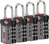Forge Travel Lock,TSA Approved Luggage Locks for Air Travel, Gym Lockers, School Lockers, Pelican Cases, Gun Case, Easy Read Dials, Durable Alloy ...