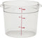 Cambro Food Storage Container - Round Series - 6 QT (Quart) - Commercial Grade for Food Prep (Clear)...