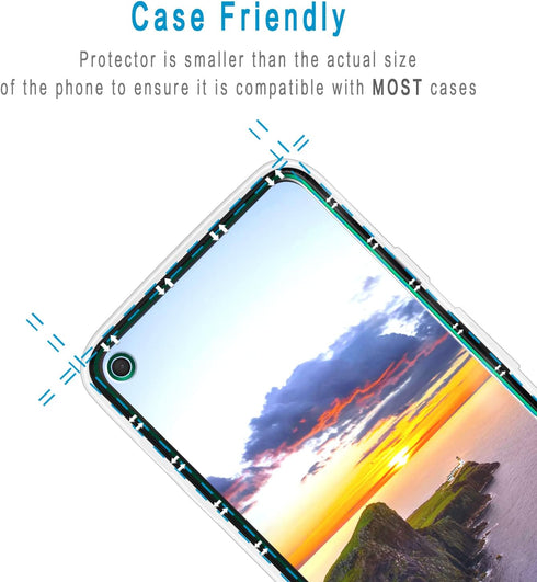 HPTech (2 Pack) Designed for Google Pixel 4a (5G) Tempered Glass Screen Protector, Anti Scratch, Bubble Free......
