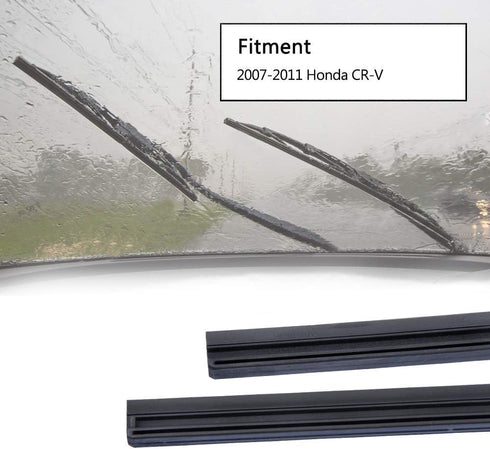 Replacement for Honda CR-V 2007-2011, OTUAYAUTO Windshield Wiper Blade Refills - Replace OEM: 76622STKA02, 76632SWAJ02, 76632S2K004...