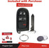 KeylessOption Keyless Remote Start Smart Car Key Fob for Jeep Cherokee 2014-2019, GQ4-54T...
