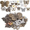 100g Mixed Butterfly Charms Vintage Fly Insect Pendant Charms for Necklace Bracelet Jewelry Making Crafting...