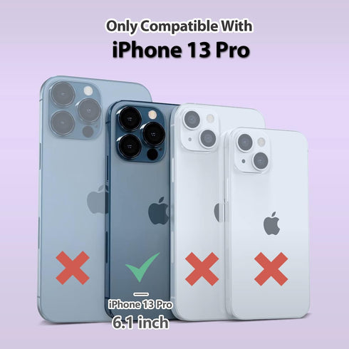 Coolwee Clear Glitter Compatible iPhone 13 Pro Case Slim Protective Phone Cover Shiny Sparkle Women Girls Compatible with iPhone 13 Pro 6.1 inch S...