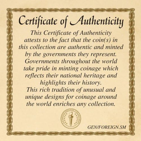 American Coin Treasures Italian Lire Coin Pendant Necklace - L.100 Jewelry Lira Coin from Italy for Collectors with Silvertone Chain & Lobster Cla...