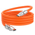 USB C to USB C Silicone Cable 6.6FT, Ultra Flexible & Soft USB Type C 100W Fast Charging Cable, Geek Industrial PD Data Transfer Cable for Phones,...